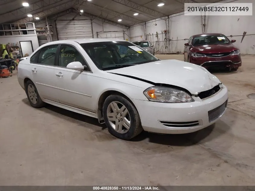 2012 Chevrolet Impala Lt VIN: 2G1WB5E32C1127449 Lot: 40828350