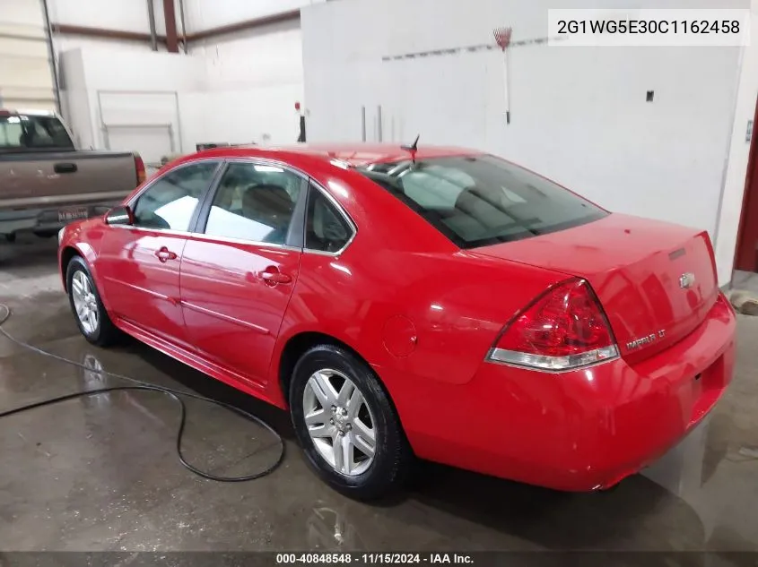 2012 Chevrolet Impala Lt VIN: 2G1WG5E30C1162458 Lot: 40848548