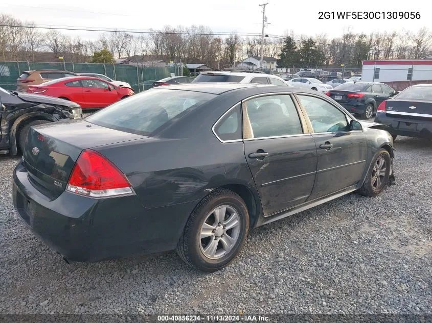 2012 Chevrolet Impala Ls VIN: 2G1WF5E30C1309056 Lot: 40856234