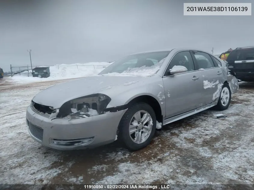 2G1WA5E38D1106139 2013 Chevrolet Impala Ls