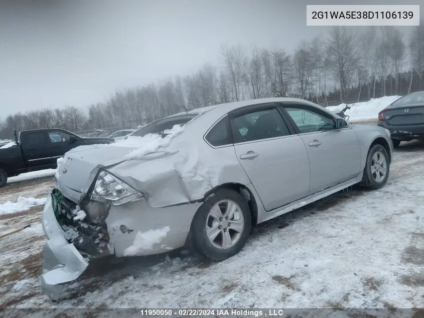 2013 Chevrolet Impala Ls VIN: 2G1WA5E38D1106139 Lot: 11950050