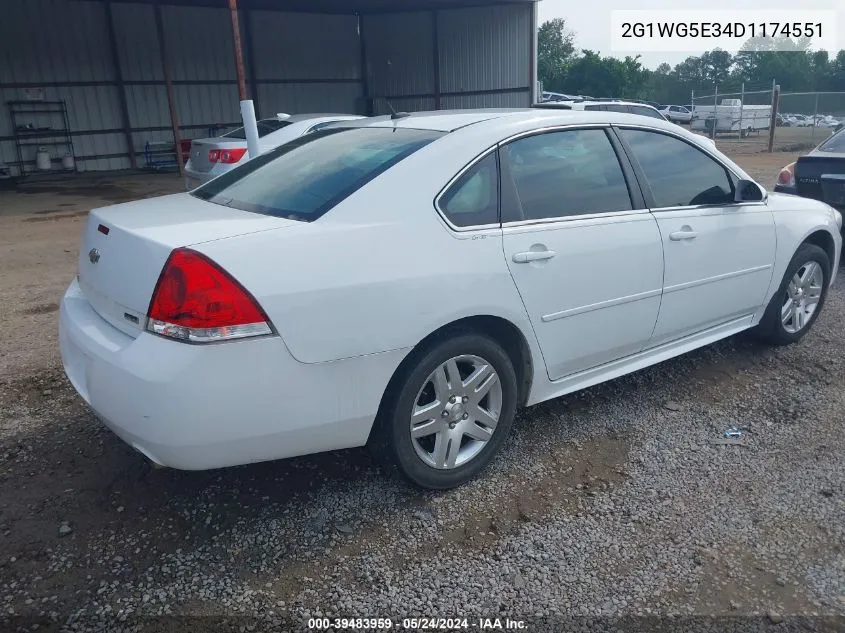 2G1WG5E34D1174551 2013 Chevrolet Impala Lt