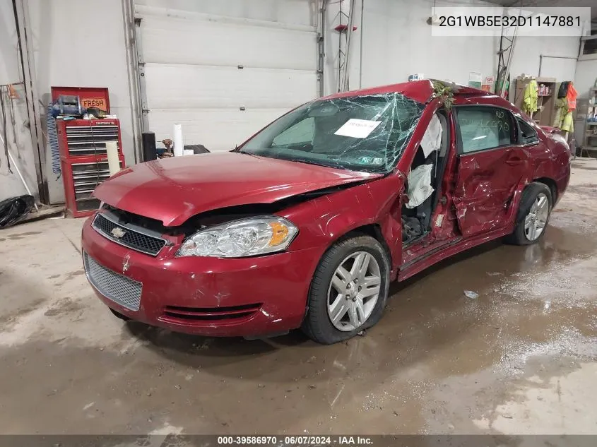 2G1WB5E32D1147881 2013 Chevrolet Impala Lt