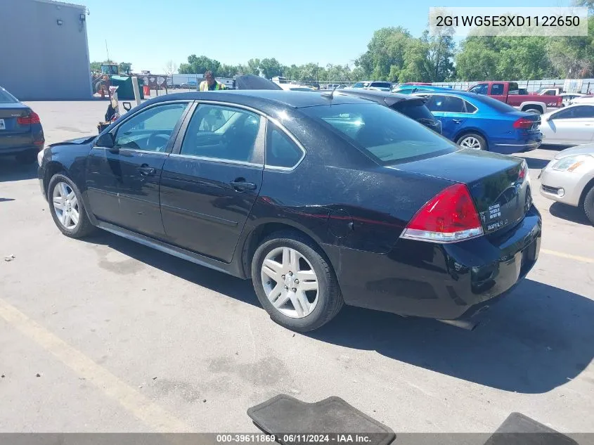 2G1WG5E3XD1122650 2013 Chevrolet Impala Lt