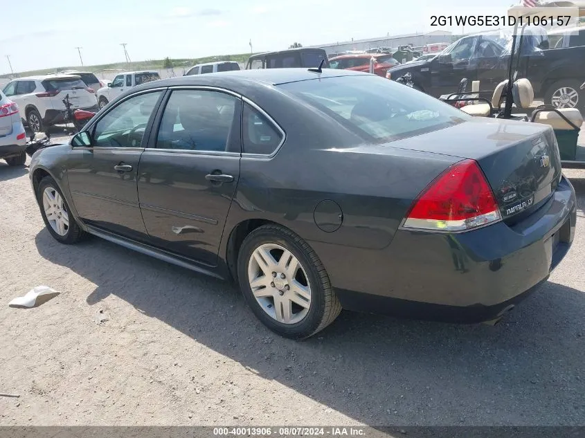 2013 Chevrolet Impala Lt VIN: 2G1WG5E31D1106157 Lot: 40013906