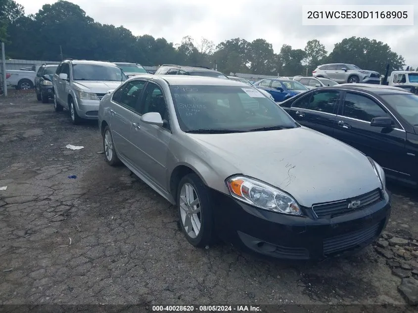 2013 Chevrolet Impala Ltz VIN: 2G1WC5E30D1168905 Lot: 40028620