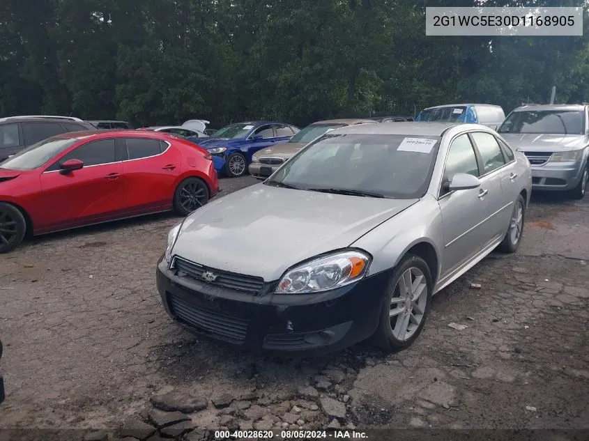 2013 Chevrolet Impala Ltz VIN: 2G1WC5E30D1168905 Lot: 40028620