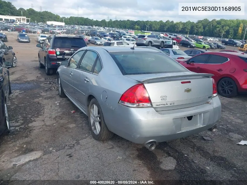 2013 Chevrolet Impala Ltz VIN: 2G1WC5E30D1168905 Lot: 40028620