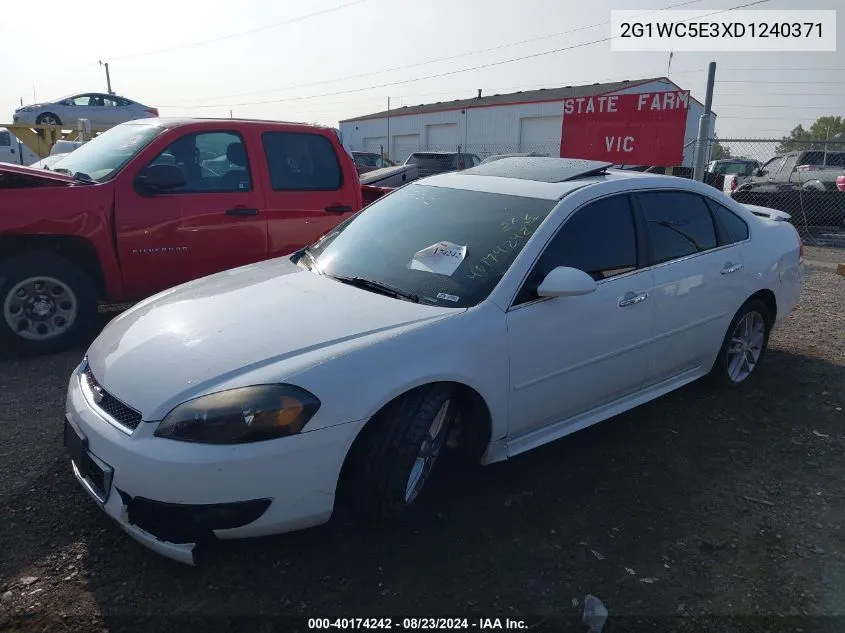 2013 Chevrolet Impala Ltz VIN: 2G1WC5E3XD1240371 Lot: 40174242