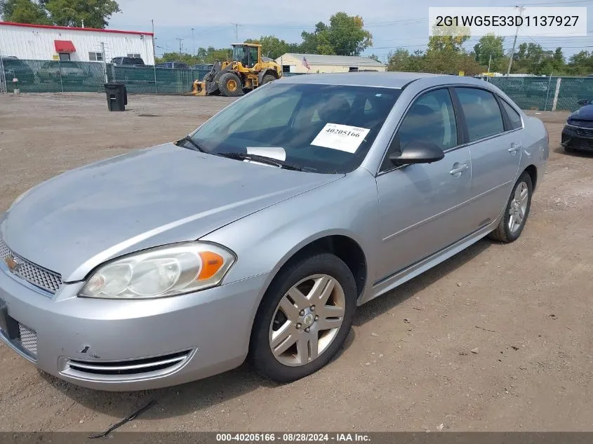 2013 Chevrolet Impala Lt VIN: 2G1WG5E33D1137927 Lot: 40205166