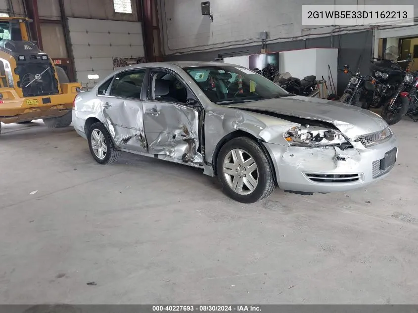 2013 Chevrolet Impala Lt VIN: 2G1WB5E33D1162213 Lot: 40227693