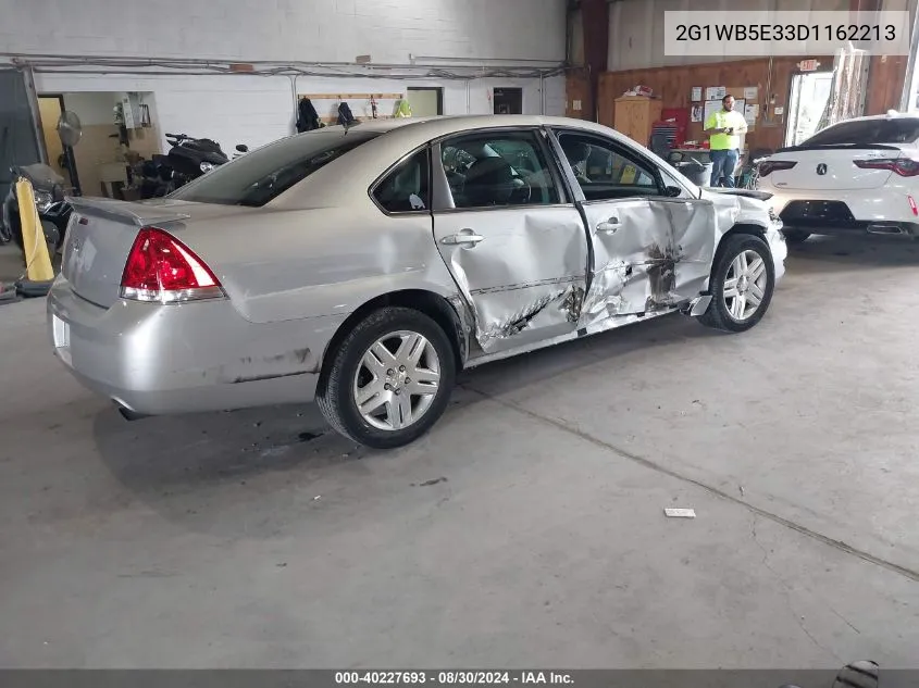 2013 Chevrolet Impala Lt VIN: 2G1WB5E33D1162213 Lot: 40227693