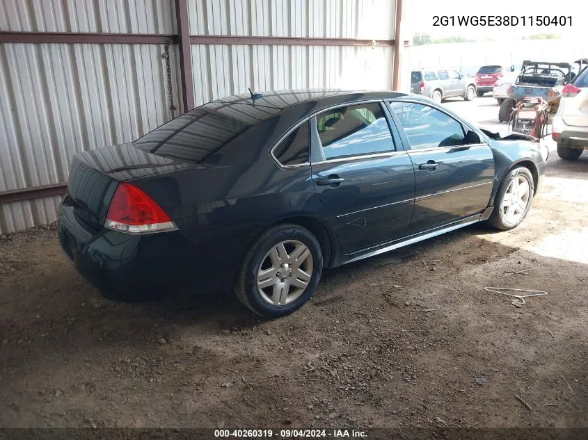 2013 Chevrolet Impala Lt VIN: 2G1WG5E38D1150401 Lot: 40260319