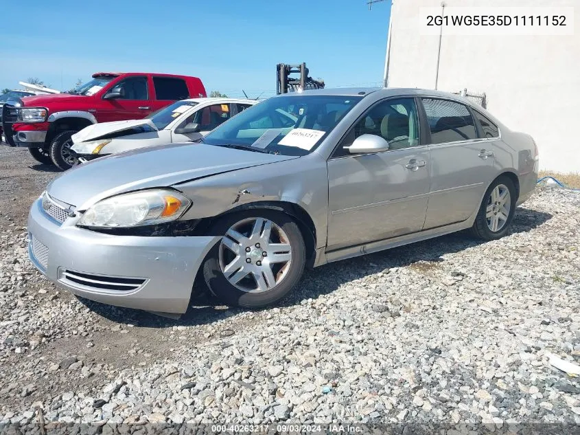 2G1WG5E35D1111152 2013 Chevrolet Impala Lt