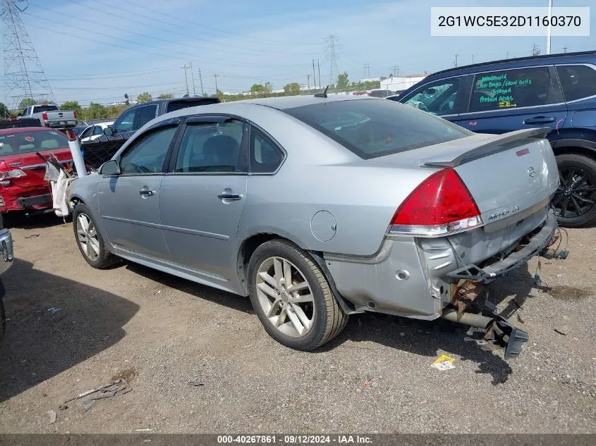 2013 Chevrolet Impala Ltz VIN: 2G1WC5E32D1160370 Lot: 40267861