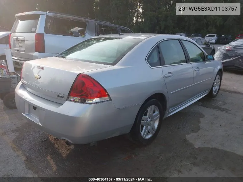 2013 Chevrolet Impala Lt VIN: 2G1WG5E3XD1103757 Lot: 40304157