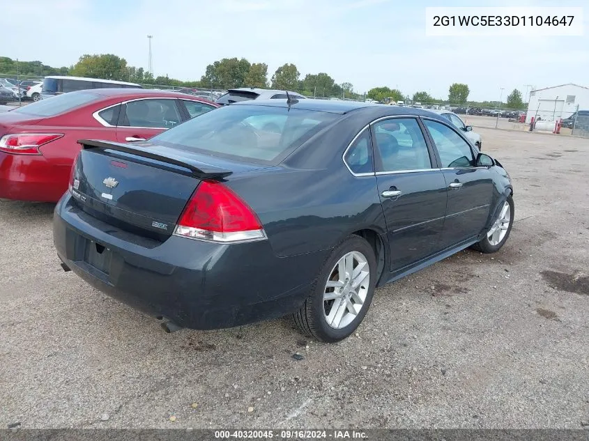 2013 Chevrolet Impala Ltz VIN: 2G1WC5E33D1104647 Lot: 40320045