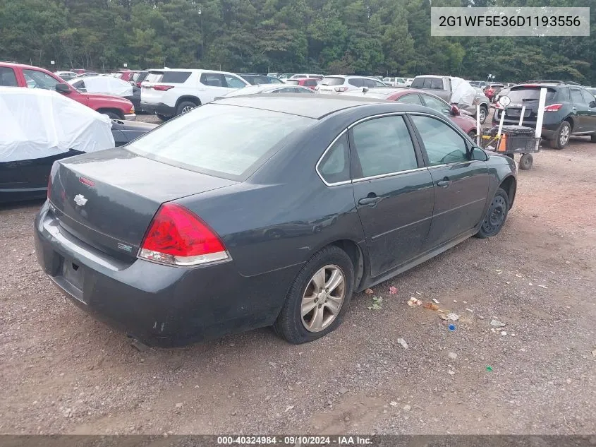 2013 Chevrolet Impala Ls VIN: 2G1WF5E36D1193556 Lot: 40324984