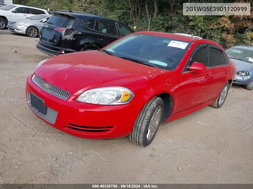 2013 Chevrolet Impala Lt VIN: 2G1WG5E39D1120999 Lot: 40338758