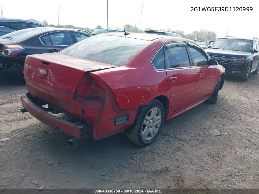 2013 Chevrolet Impala Lt VIN: 2G1WG5E39D1120999 Lot: 40338758