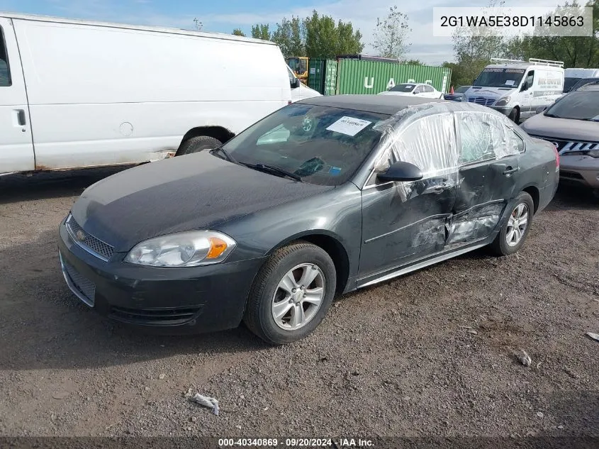 2013 Chevrolet Impala Ls VIN: 2G1WA5E38D1145863 Lot: 40340869