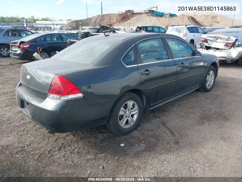 2013 Chevrolet Impala Ls VIN: 2G1WA5E38D1145863 Lot: 40340869