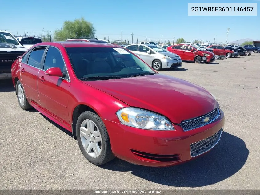 2013 Chevrolet Impala Lt VIN: 2G1WB5E36D1146457 Lot: 40356078