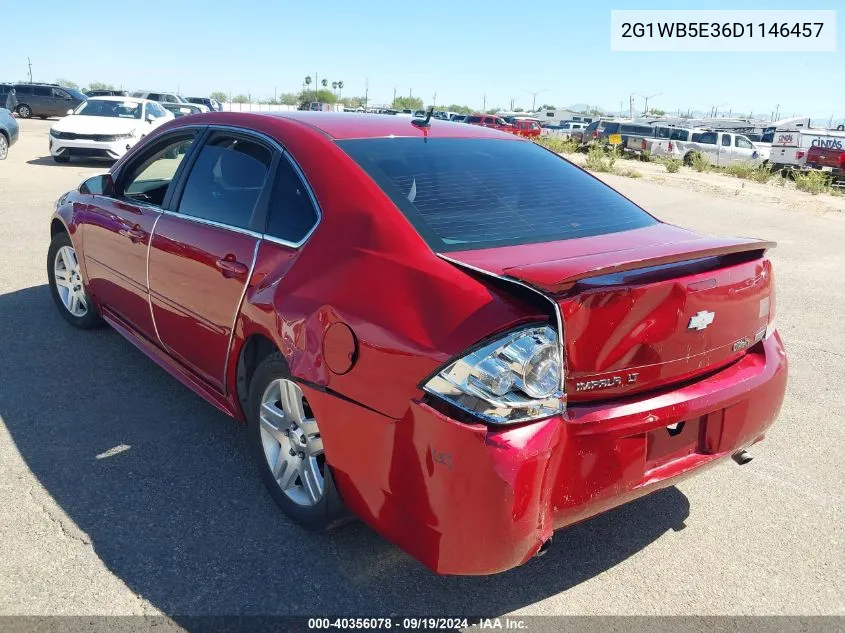 2G1WB5E36D1146457 2013 Chevrolet Impala Lt