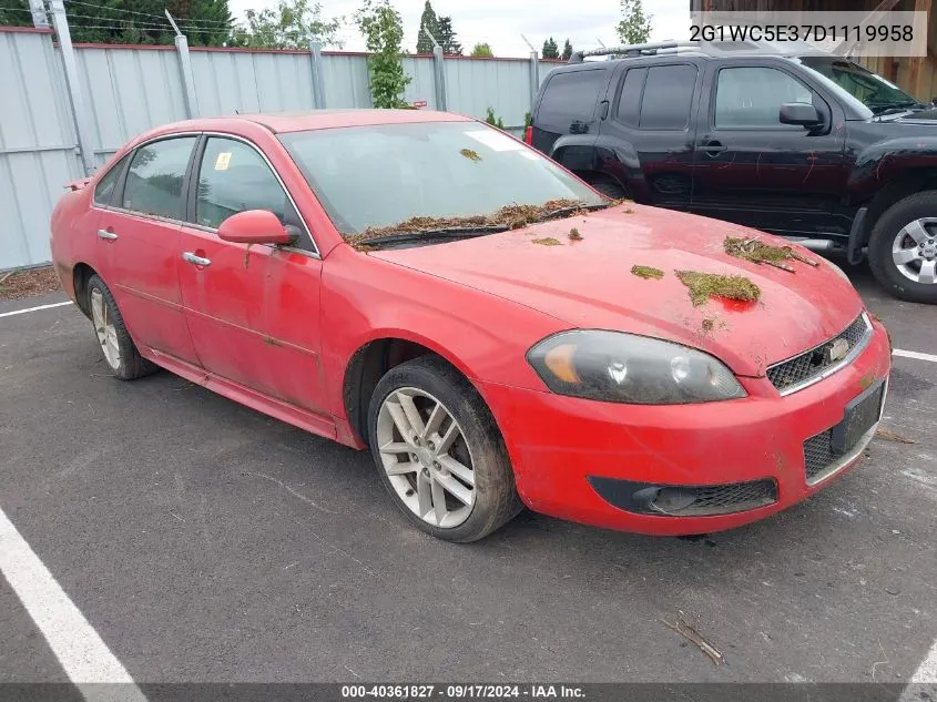 2013 Chevrolet Impala Ltz VIN: 2G1WC5E37D1119958 Lot: 40361827