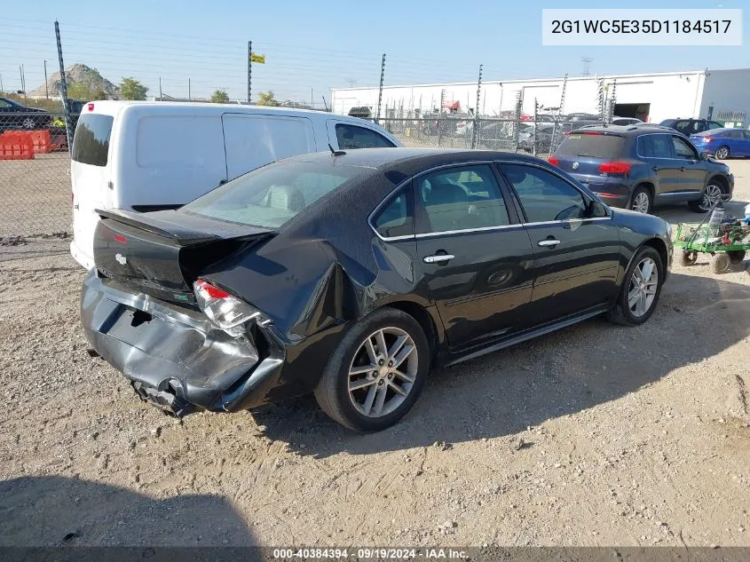 2013 Chevrolet Impala Ltz VIN: 2G1WC5E35D1184517 Lot: 40384394