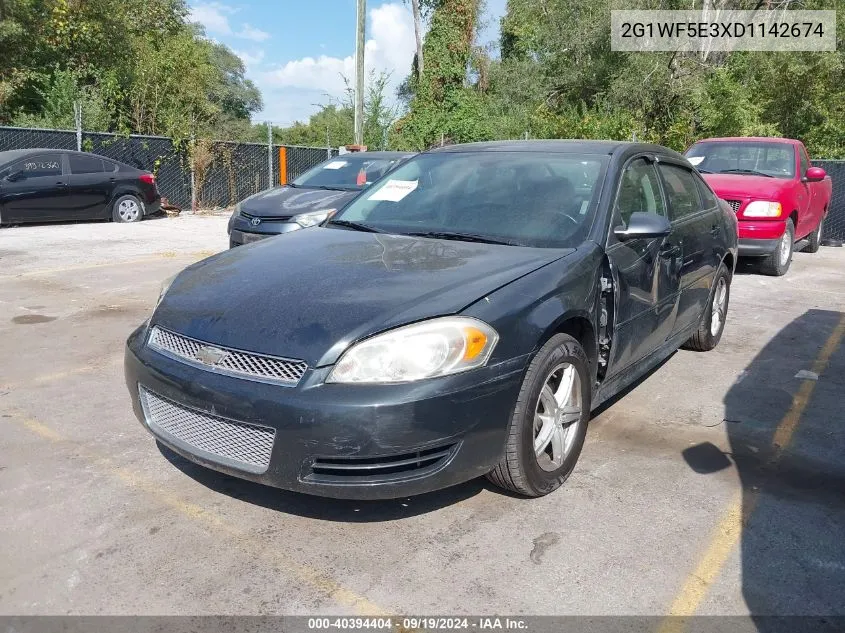 2013 Chevrolet Impala Ls VIN: 2G1WF5E3XD1142674 Lot: 40394404