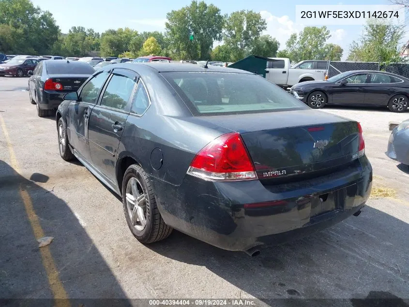 2013 Chevrolet Impala Ls VIN: 2G1WF5E3XD1142674 Lot: 40394404