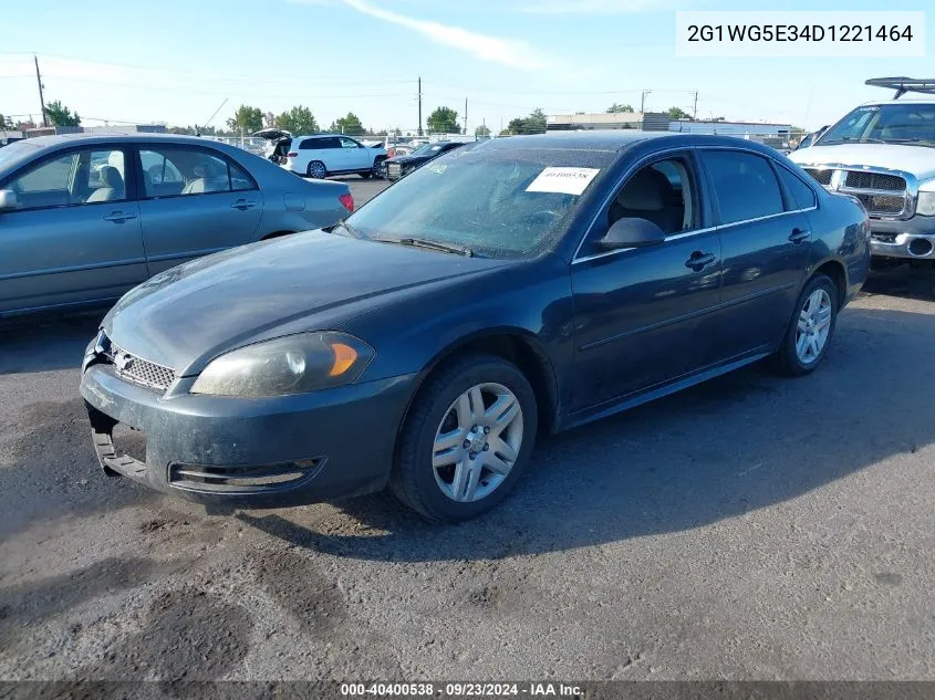 2013 Chevrolet Impala Lt VIN: 2G1WG5E34D1221464 Lot: 40400538