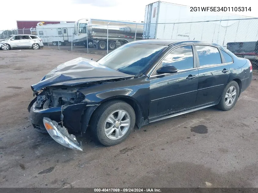 2G1WF5E34D1105314 2013 Chevrolet Impala Ls