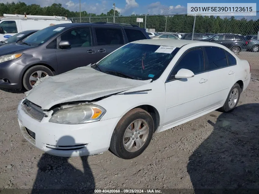 2013 Chevrolet Impala Ls VIN: 2G1WF5E39D1123615 Lot: 40420068