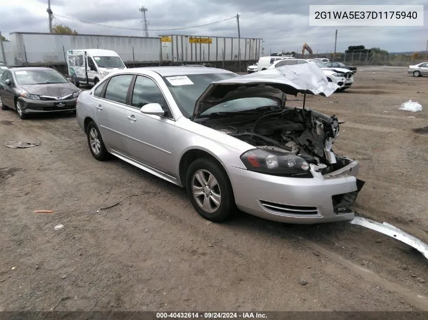 2013 Chevrolet Impala Ls VIN: 2G1WA5E37D1175940 Lot: 40432614