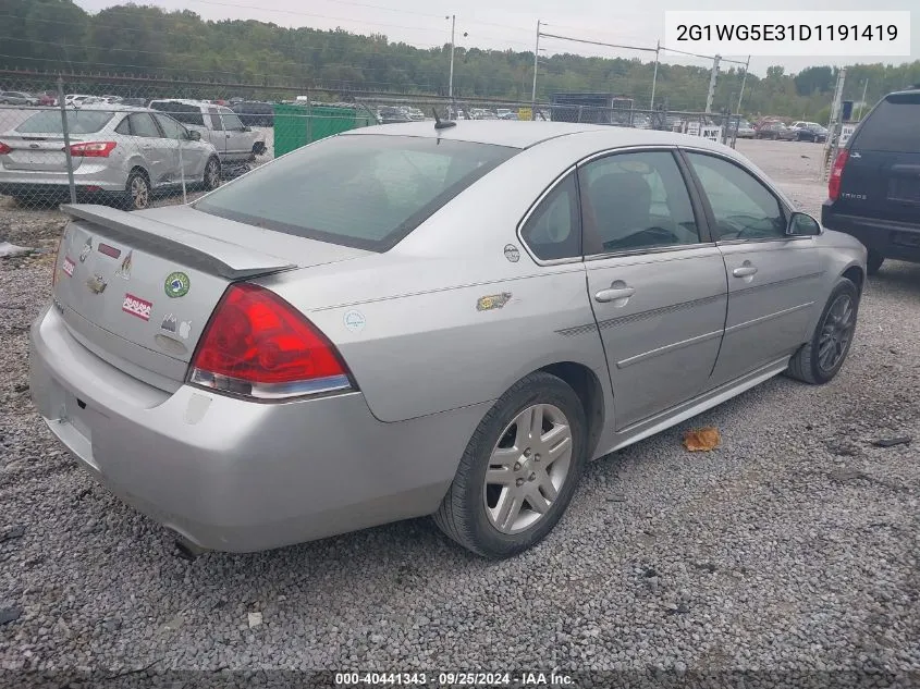 2013 Chevrolet Impala Lt VIN: 2G1WG5E31D1191419 Lot: 40441343