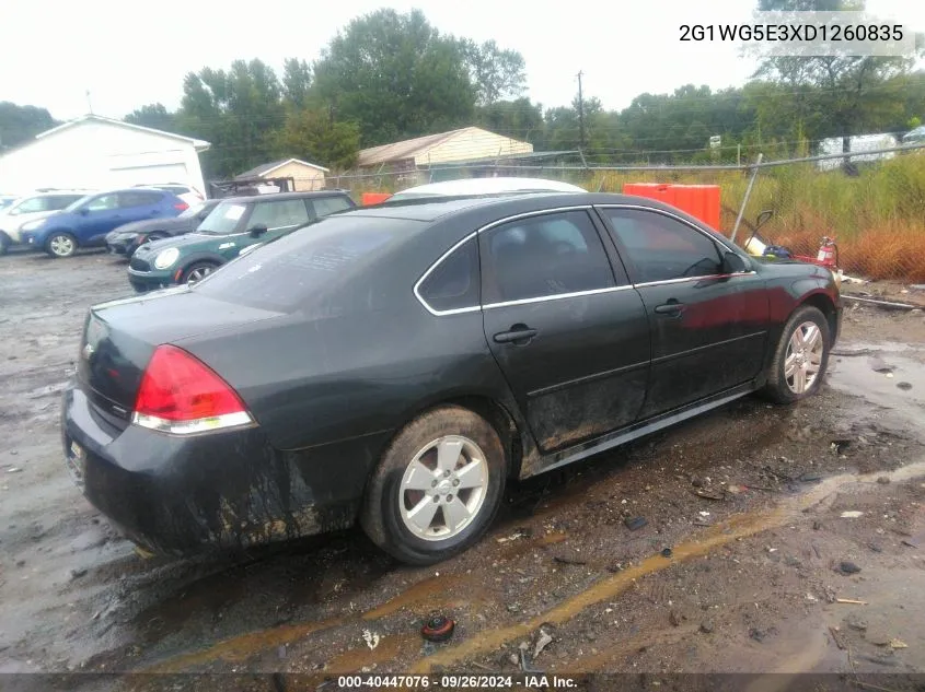 2013 Chevrolet Impala Lt VIN: 2G1WG5E3XD1260835 Lot: 40447076