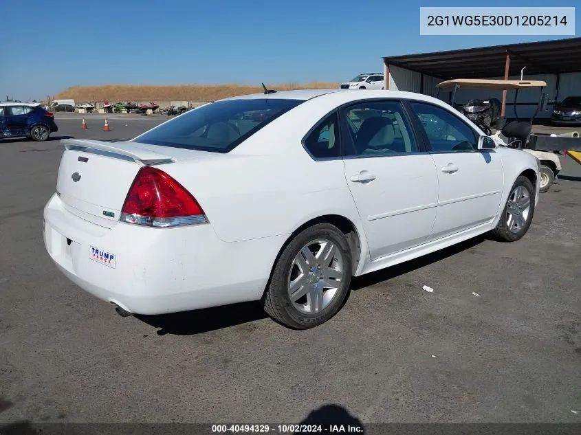 2013 Chevrolet Impala Lt VIN: 2G1WG5E30D1205214 Lot: 40494329