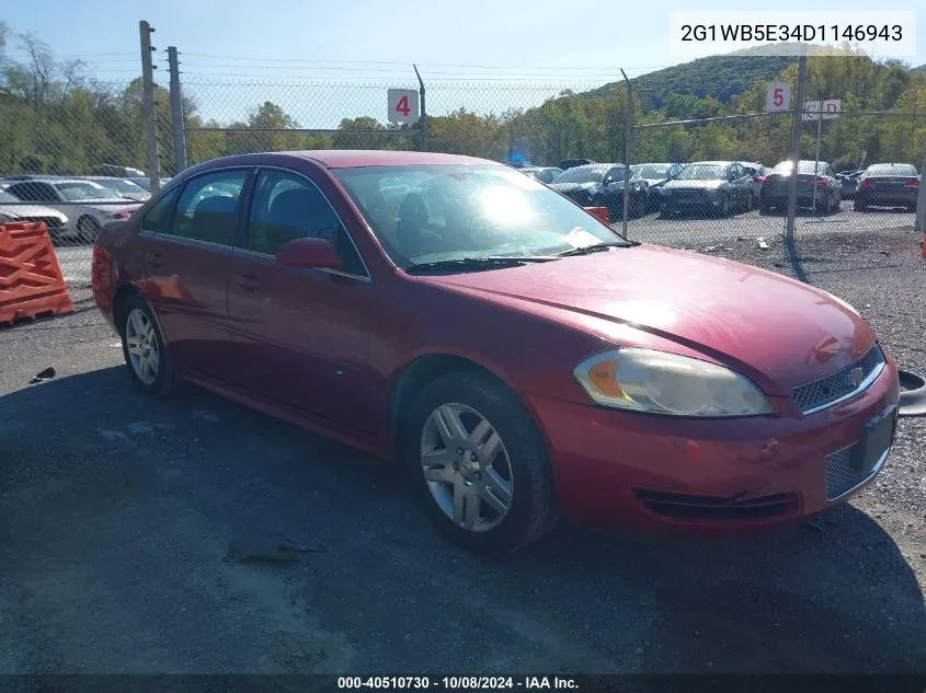 2G1WB5E34D1146943 2013 Chevrolet Impala Lt