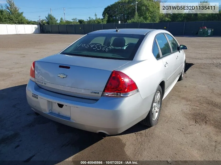 2013 Chevrolet Impala Lt VIN: 2G1WG5E32D1135411 Lot: 40545566