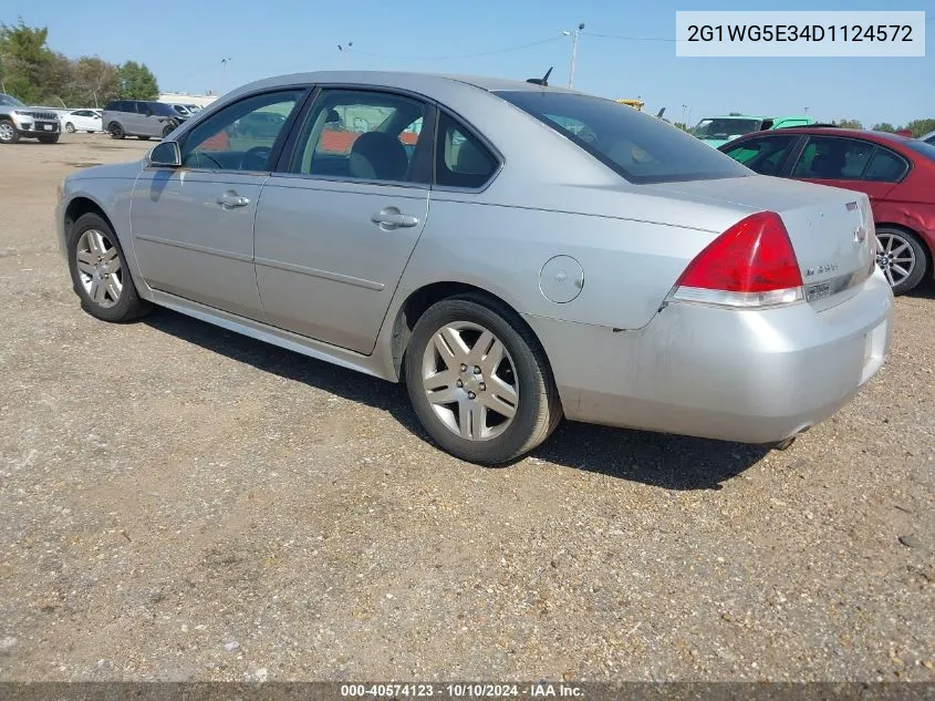 2013 Chevrolet Impala Lt VIN: 2G1WG5E34D1124572 Lot: 40574123