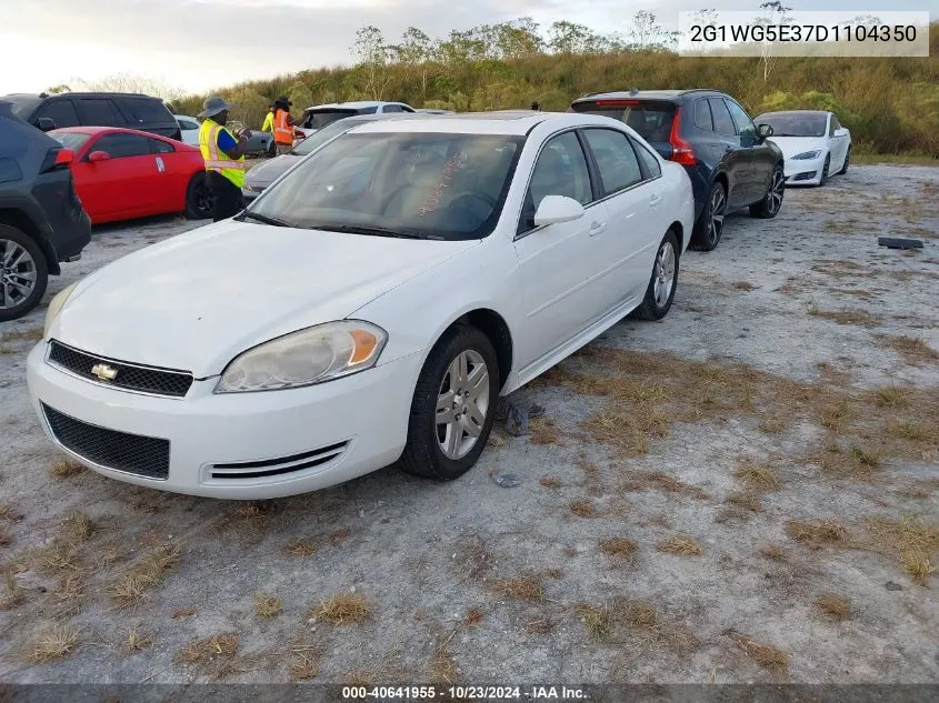 2013 Chevrolet Impala Lt VIN: 2G1WG5E37D1104350 Lot: 40641955