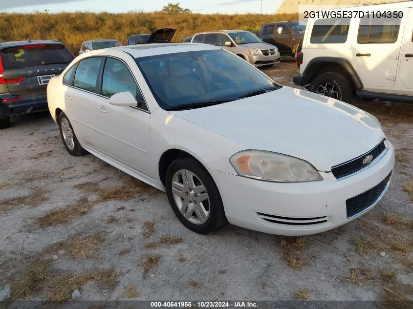 2013 Chevrolet Impala Lt VIN: 2G1WG5E37D1104350 Lot: 40641955