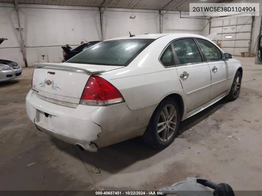 2013 Chevrolet Impala Ltz VIN: 2G1WC5E38D1104904 Lot: 40657451