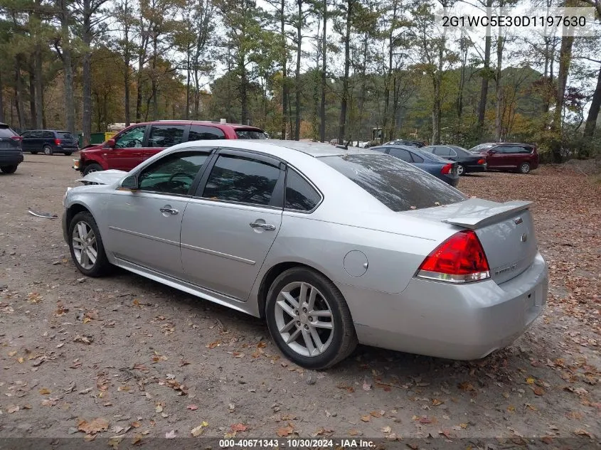 2013 Chevrolet Impala Ltz VIN: 2G1WC5E30D1197630 Lot: 40671343