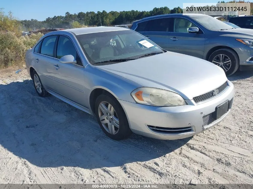 2013 Chevrolet Impala Lt VIN: 2G1WG5E33D1112445 Lot: 40693075