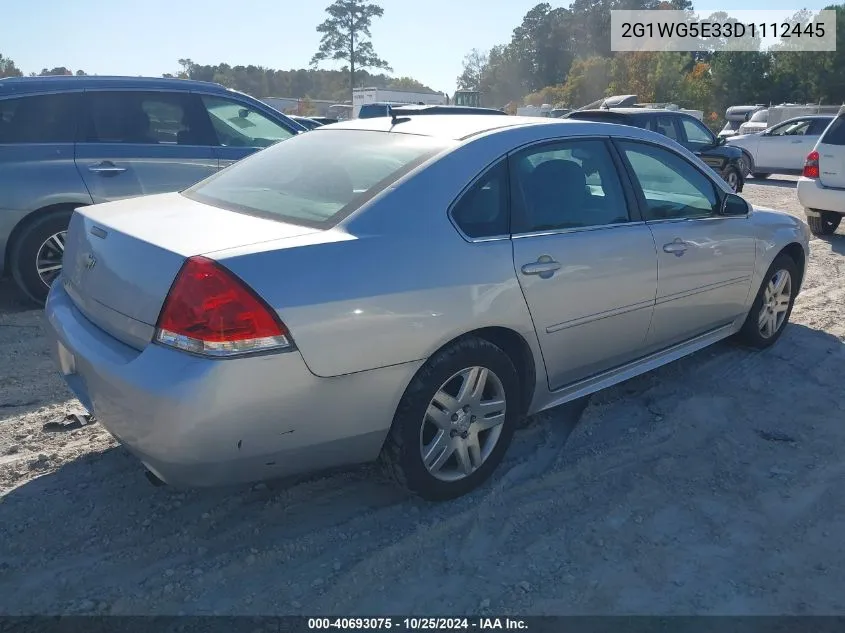 2013 Chevrolet Impala Lt VIN: 2G1WG5E33D1112445 Lot: 40693075