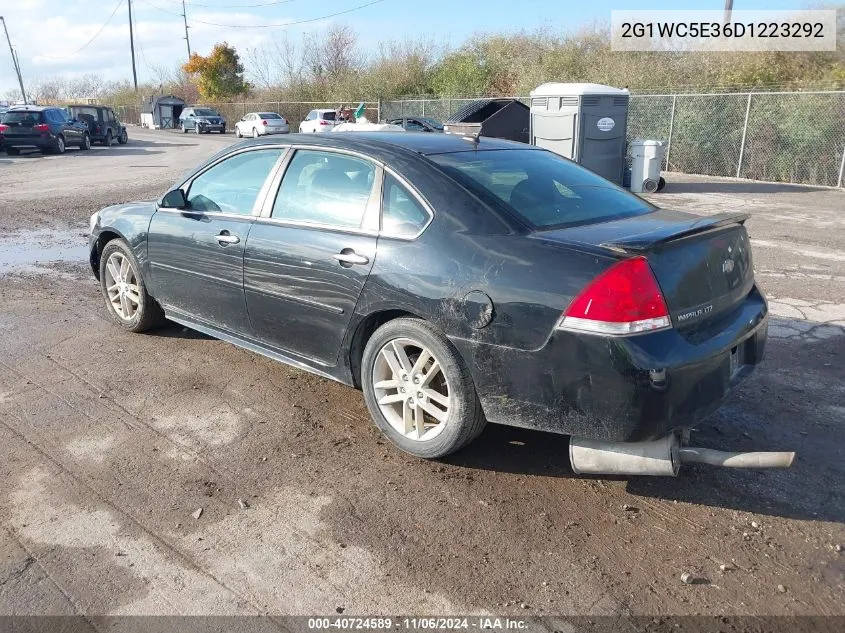 2013 Chevrolet Impala Ltz VIN: 2G1WC5E36D1223292 Lot: 40724589