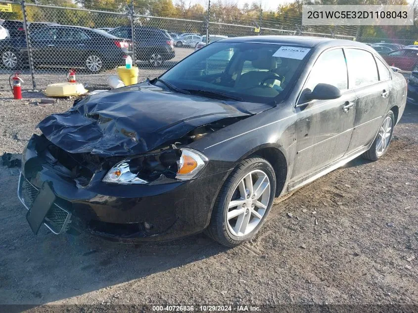 2013 Chevrolet Impala Ltz VIN: 2G1WC5E32D1108043 Lot: 40726836